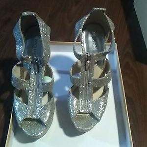 Michael Kors Silver heels